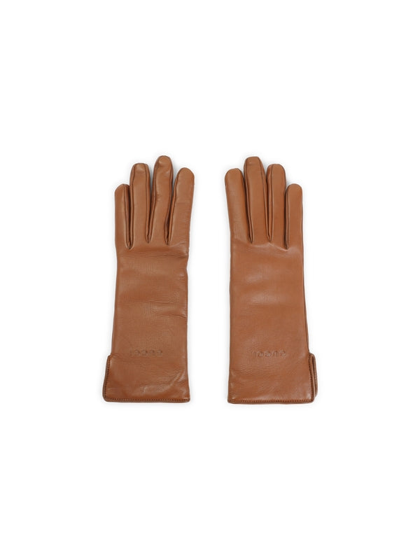 Gucci Brown Leather Gloves