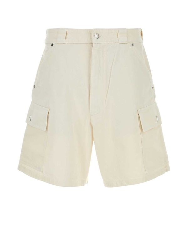 Back Triangle Logo Cargo Cotton Shorts