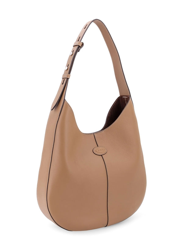 Di Logo Leather Small Shoulder Bag