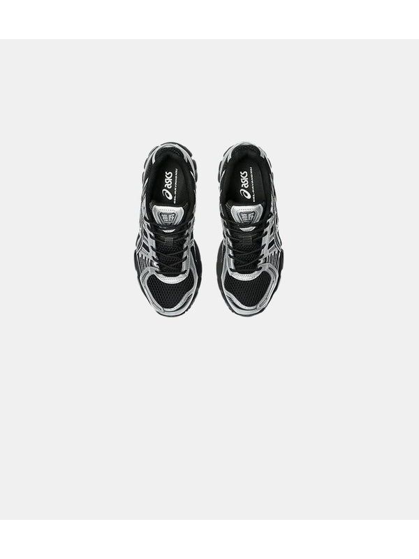 Asics Silver Black Low Top Sneakers