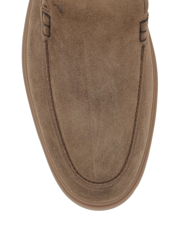 Brown Suede Driving Shoes