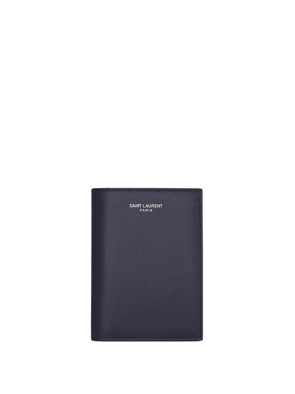 Saint Laurent Navy Wallet