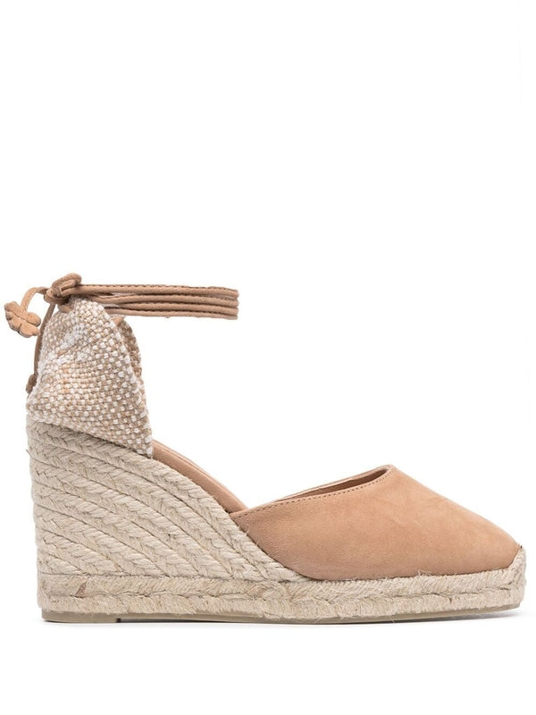Castaner Beige Wedge Sandals