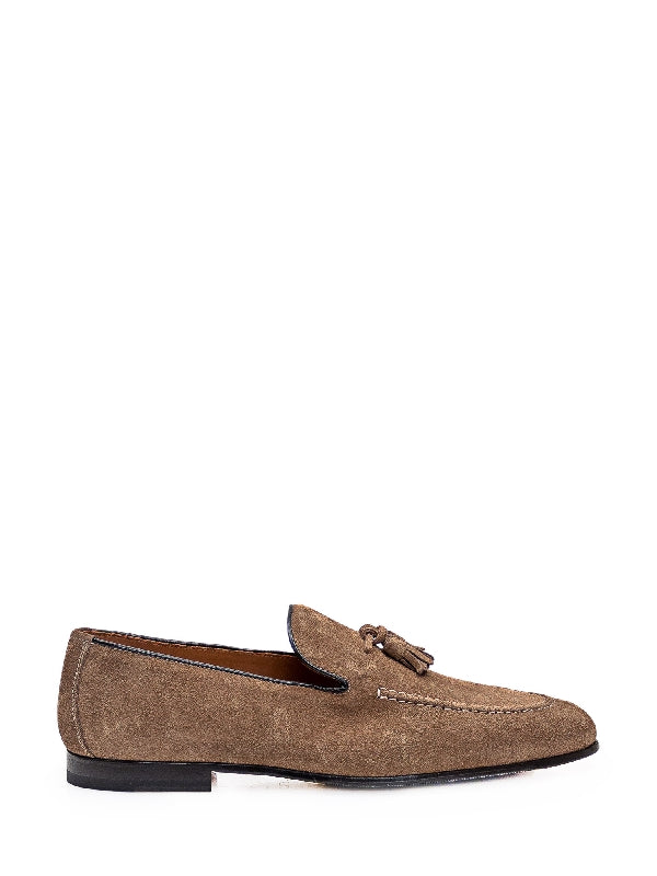 Tassel Decorated Suede Loafers