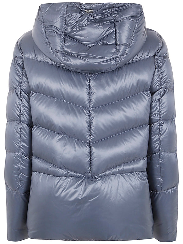 Drawstring Hoodie Padded Jacket