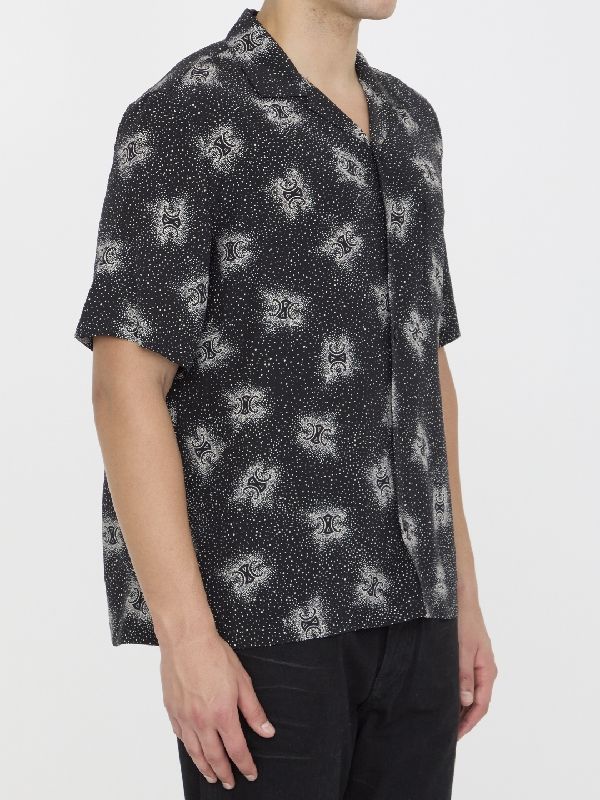 Triomphe Silk Short Sleeve Shirt