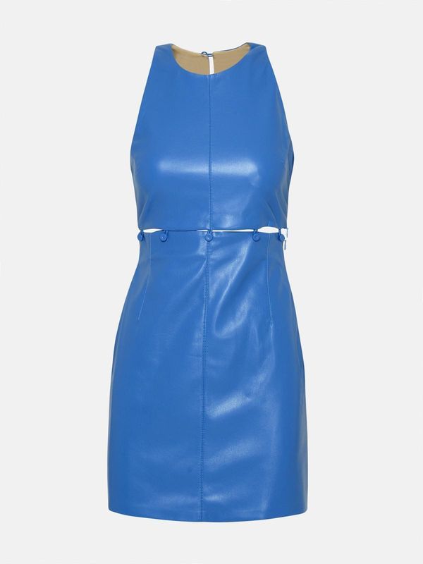 Layan Faux Leather Sleeveless Dress