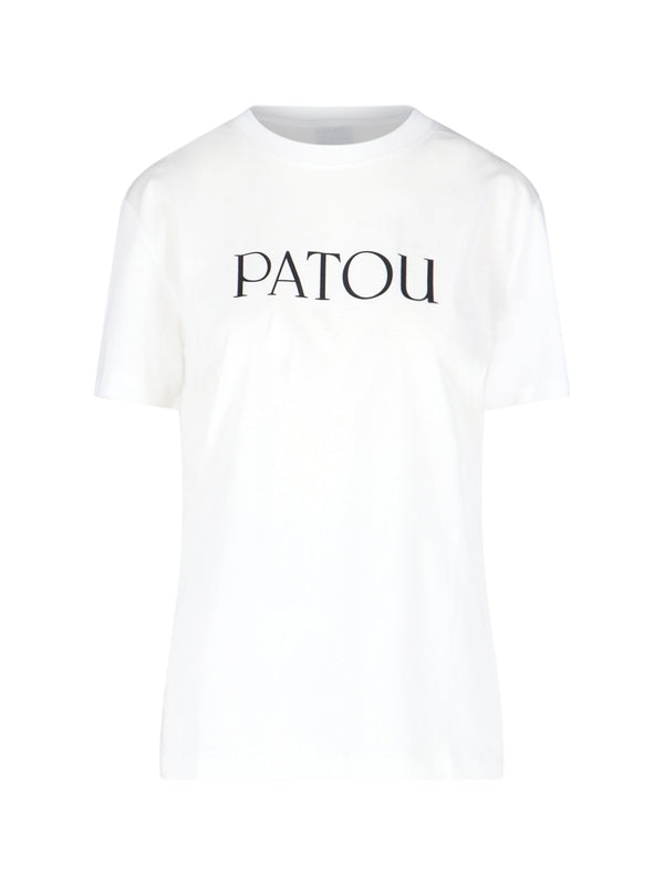 PATOU - Logo Printed Short Sleeve T-shirt - Jente