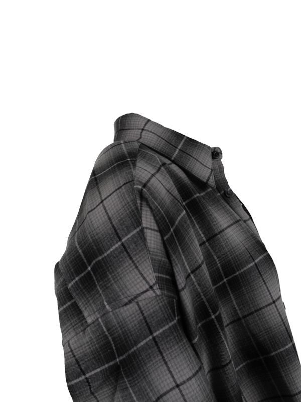 Deconstructed Check Pattern Shirt