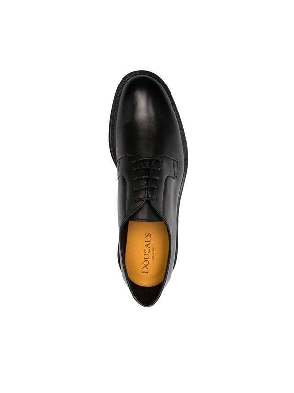 Leather Lace-Up Shoes