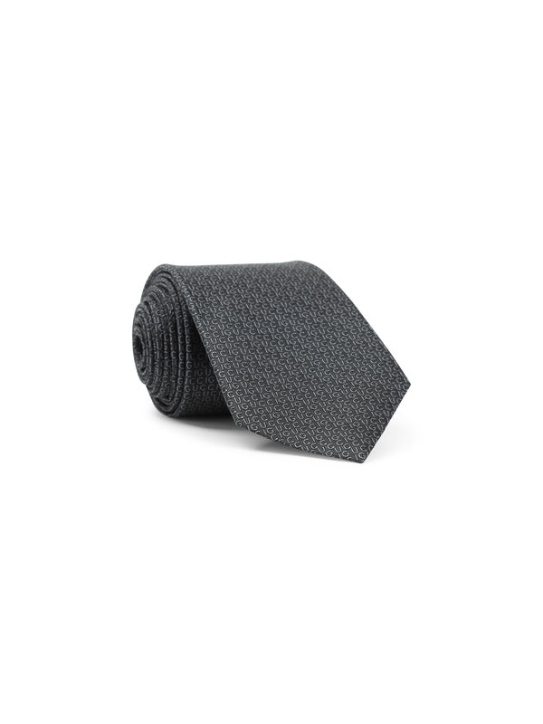 All-Over Logo Silk Tie