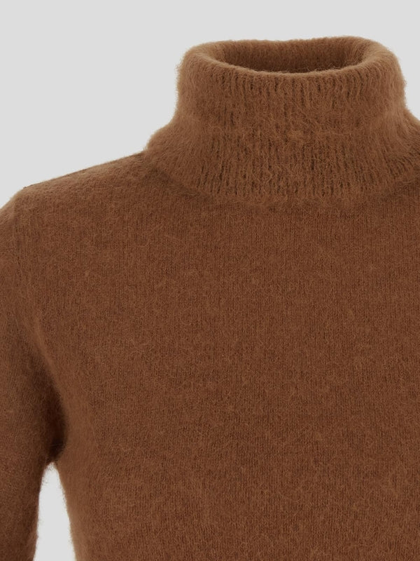 Alpaca Blend High-neck Knit