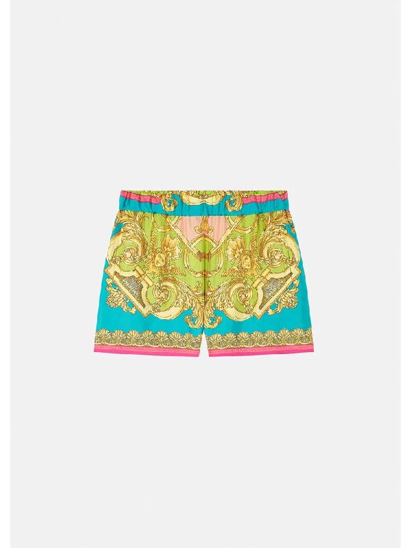 Baroque Goddess Silk Shorts