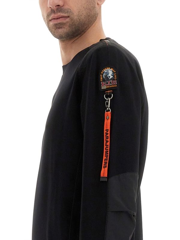 Logo Detail Cotton Blend Sweatshirt