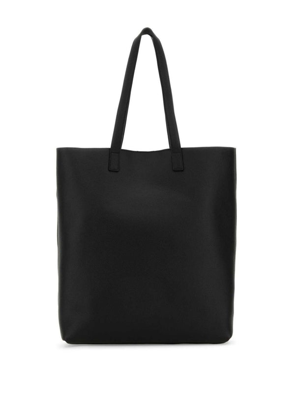 Logo Printing Grain Leather Tote Bag