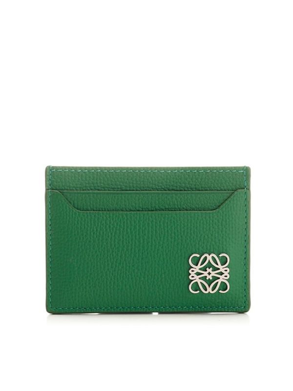 Anagram Logo Leather Card Wallet