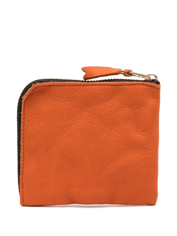 Leather Zip Coin Wallet