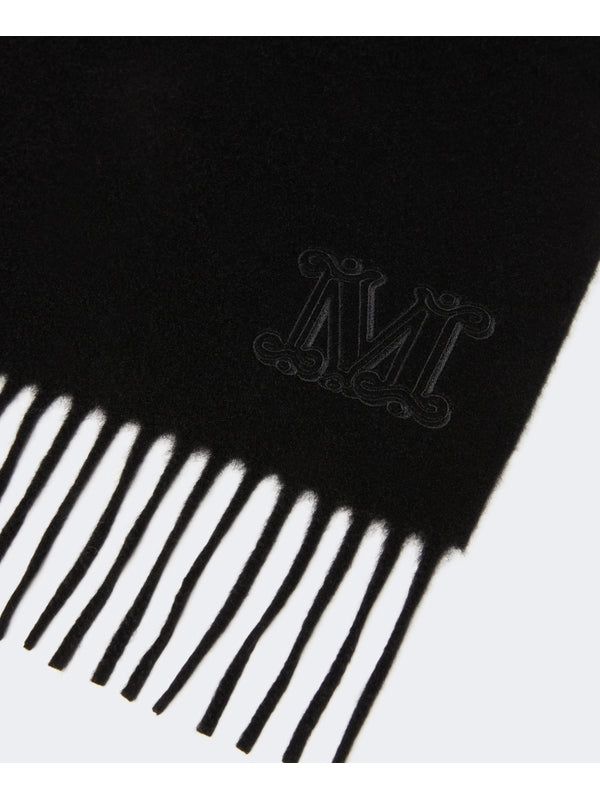 Max Mara Black Wool Mufflers