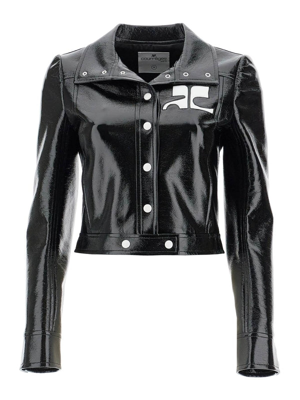 re-edition vinyl effect jacket Jackets