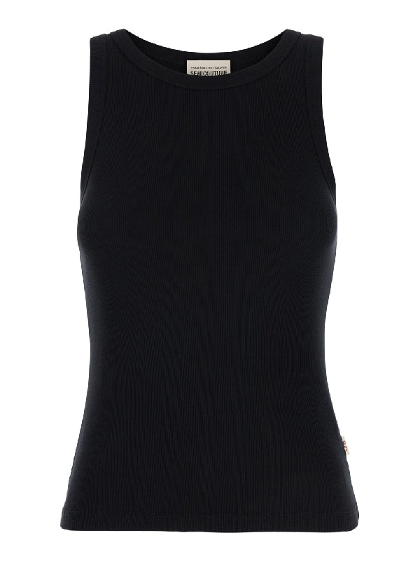 Rib Cotton Tank Top