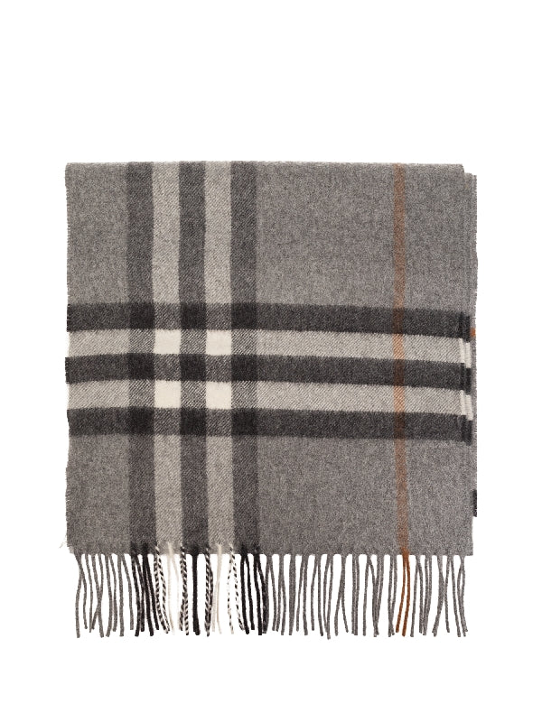 Check Fringe
  Cashmere Scarf