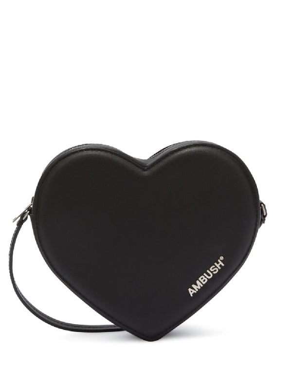 Logo Flat Heart Crossbody Bag