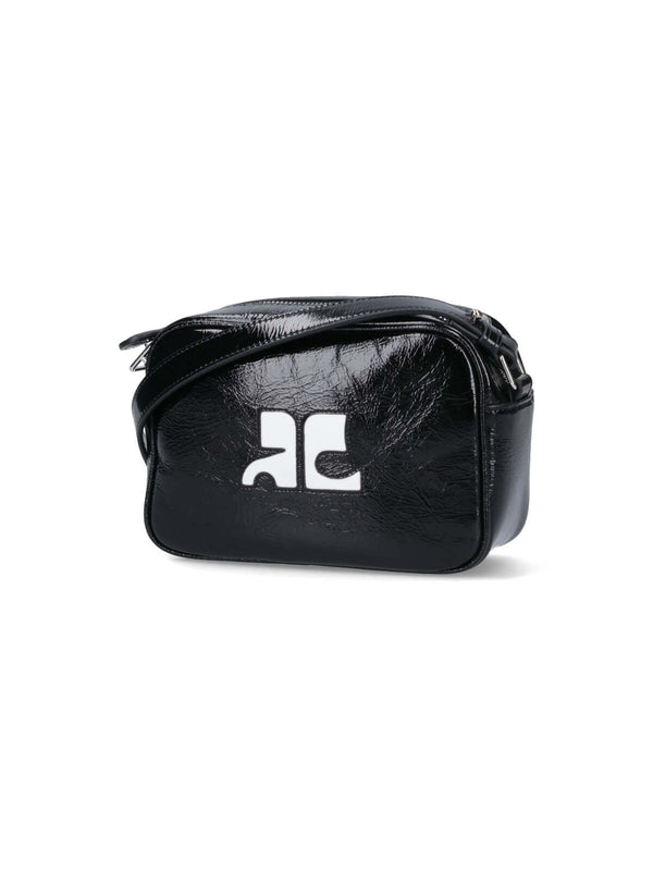 Courrèges - Reedition Logo Leather Shoulder Bag - Jente