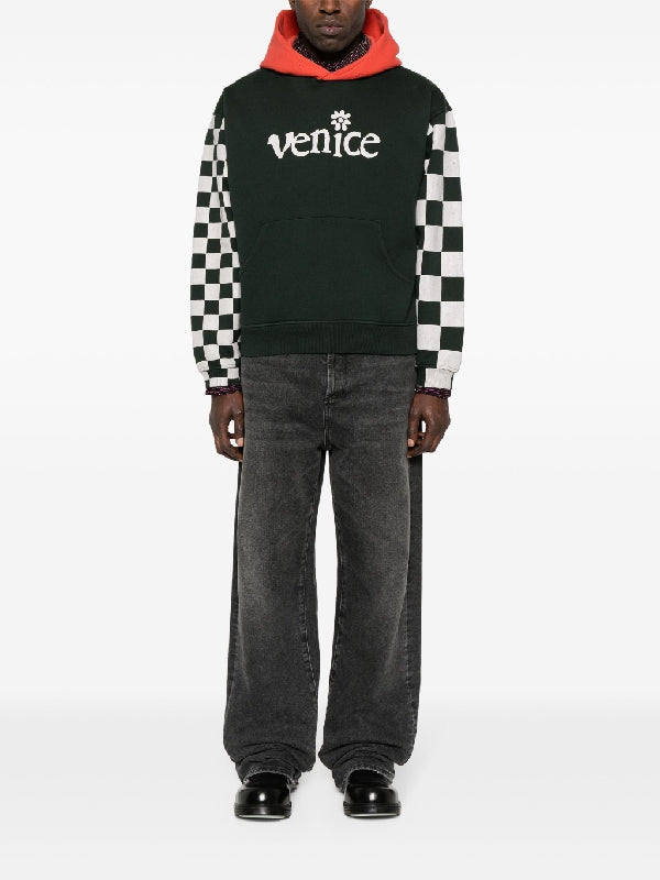 Checker Sleeve Venice Hood