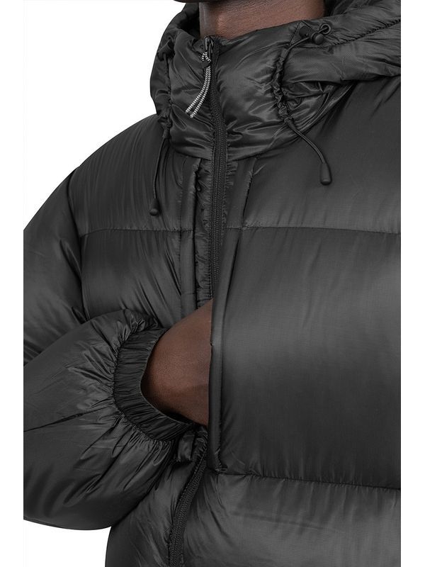 Two-Way Zipper Nylon Hood Padding