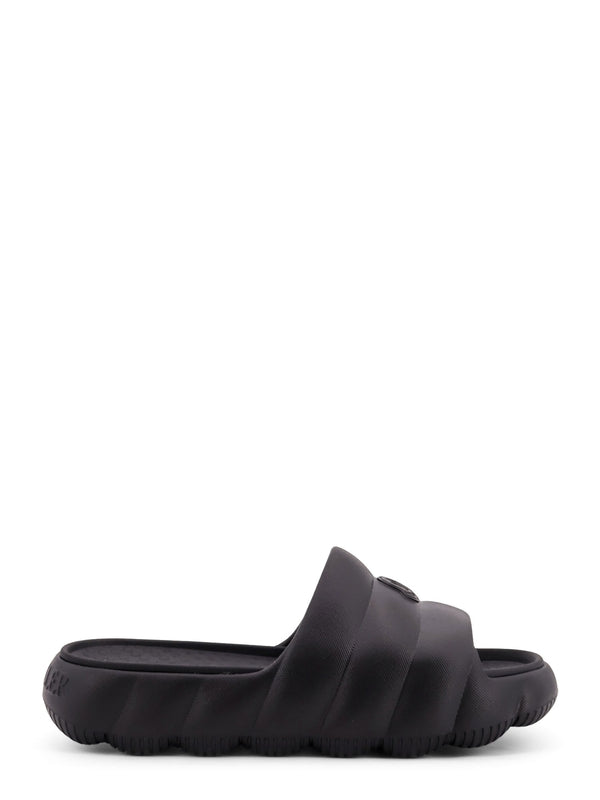 Moncler Black Slides