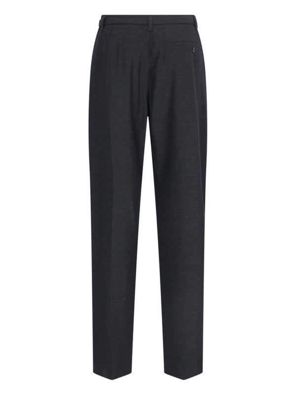 Belted Cashmere Blend Pants