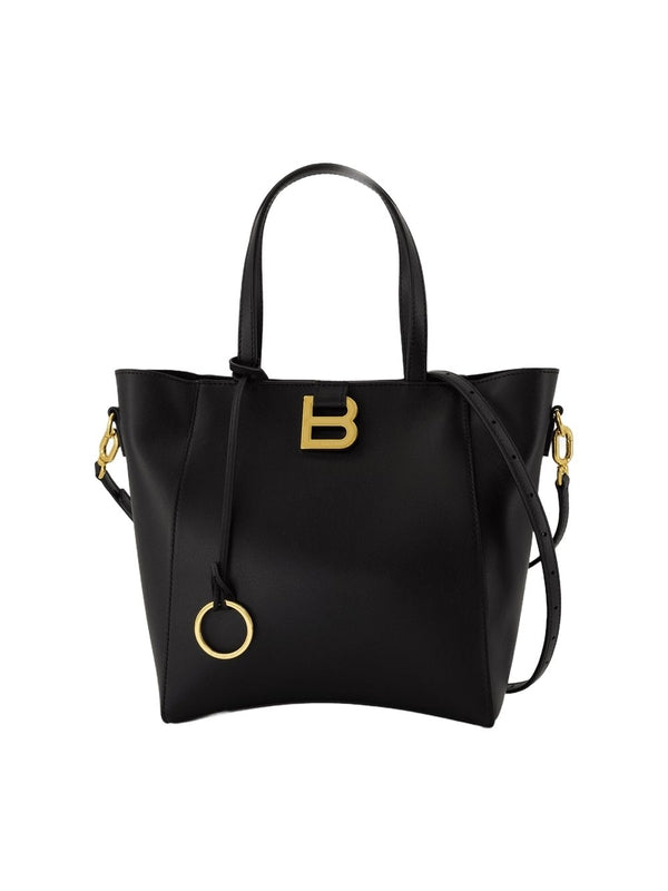 Balenciaga Hourglass Small Black Tote Bags