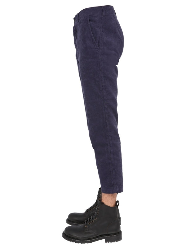 Blue Velvet Chino Pants
