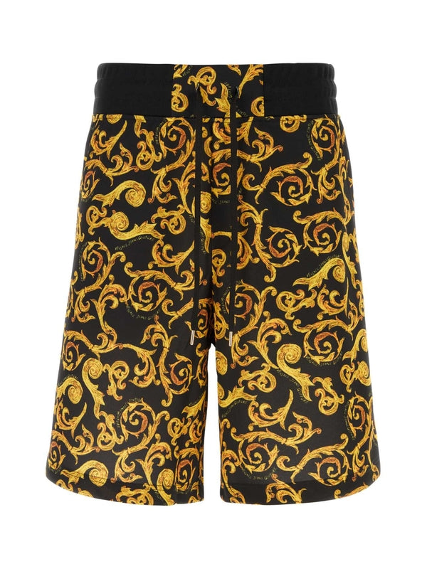 Baroque Printing Drawstring Shorts
