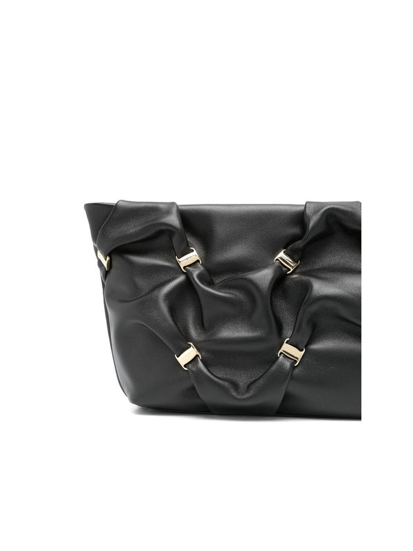 Bara Bow Leather Mini
  Crossbody Bag