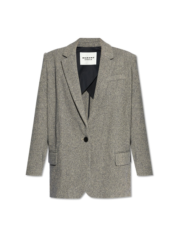 Cakaito Single Wool Blend Jacket