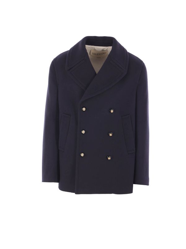 Valentino Navy Coats