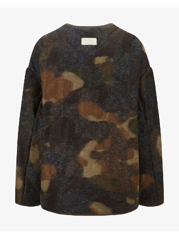 Reversible Camouflage Quilted Jacket