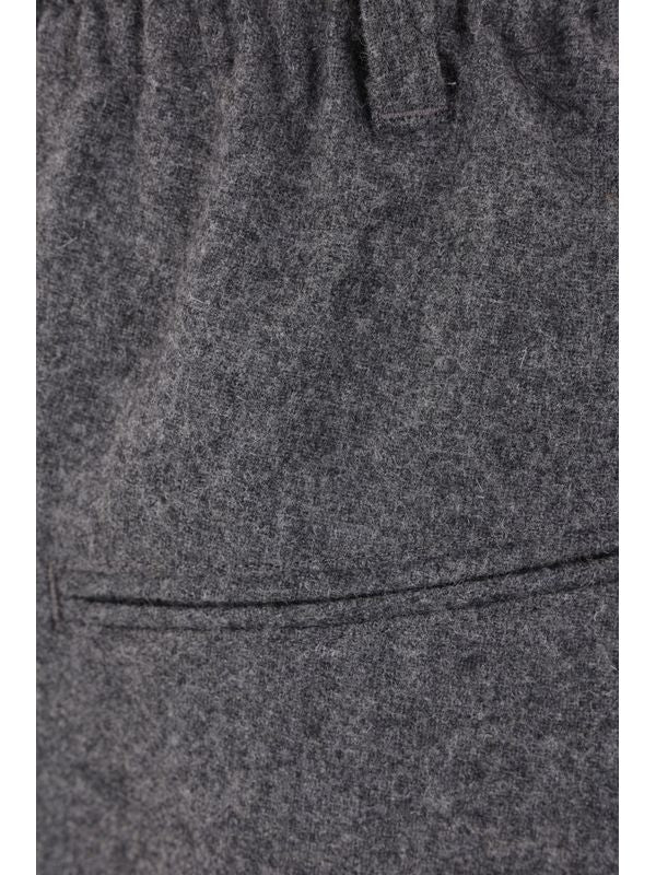 Wool Blend Jogger Pants