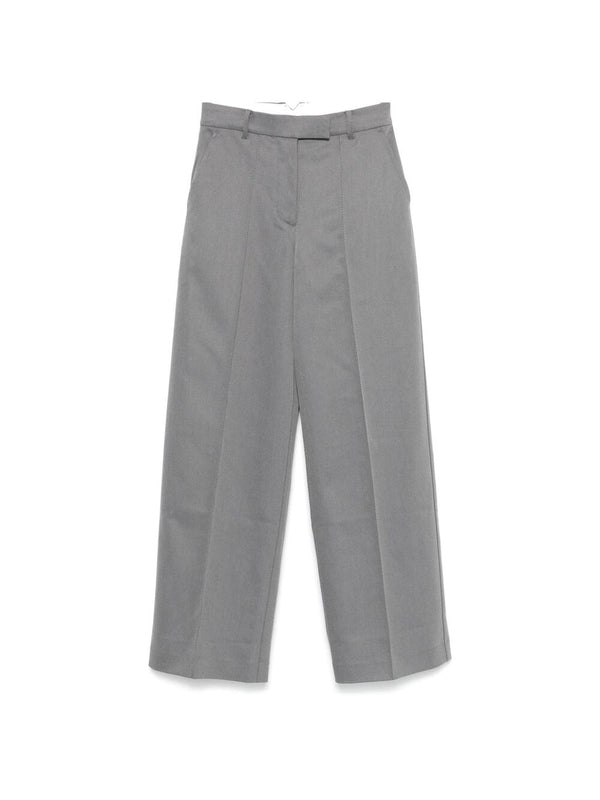 Straight Pleats Pants