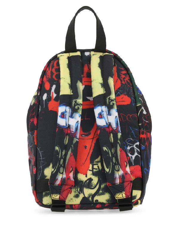 Graffiti Print Mini Backpack