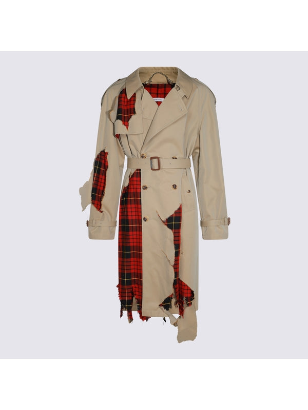 Alexander Mcqueen Beige Trench