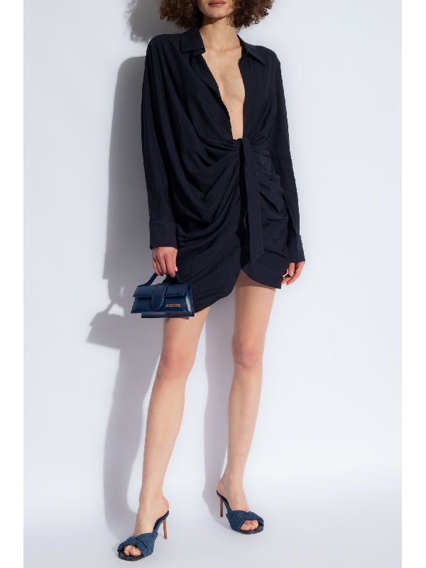 Bahia Drape
  Shirt Mini Dress