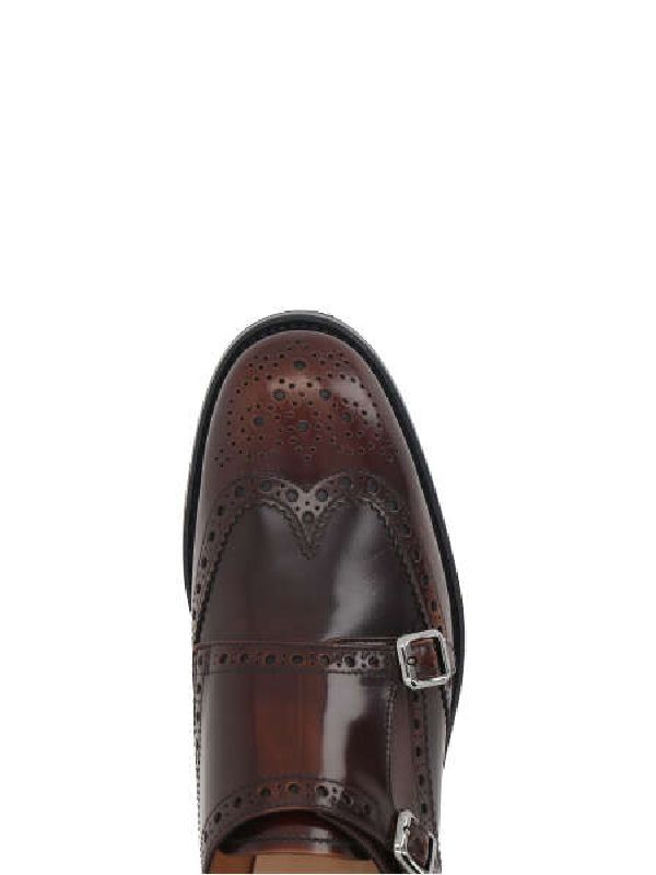 Lana Leather Monk Strap Shoes