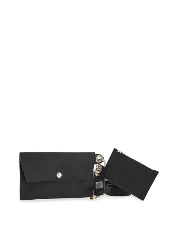 Leather Strap Pouch Card Wallet