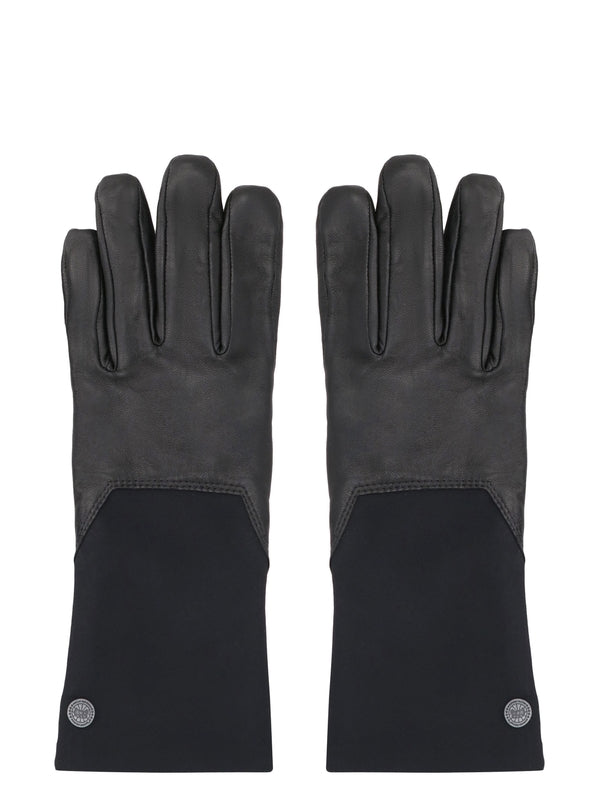 Technical Fabric Insert Leather Gloves