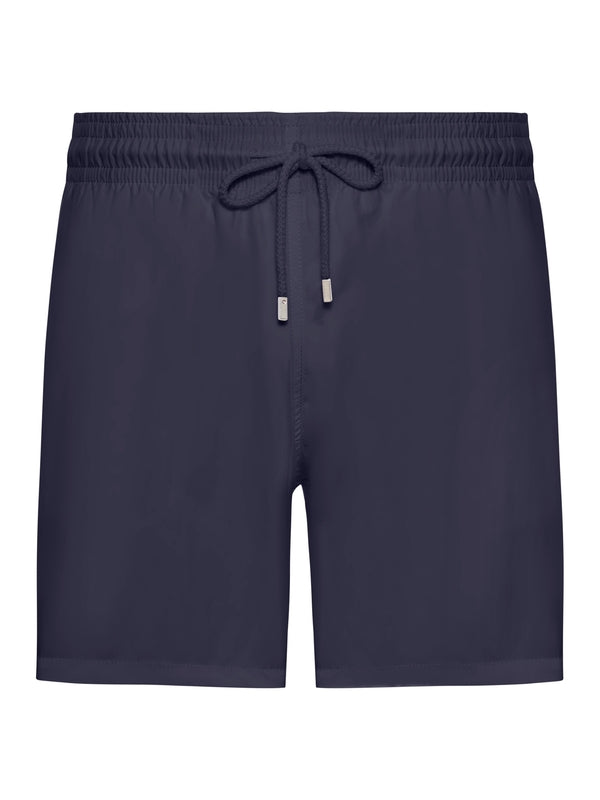 Back Logo Patch Drawstring Swim Shorts