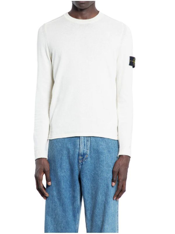 Wappen Patch Cotton Long Sleeve Top