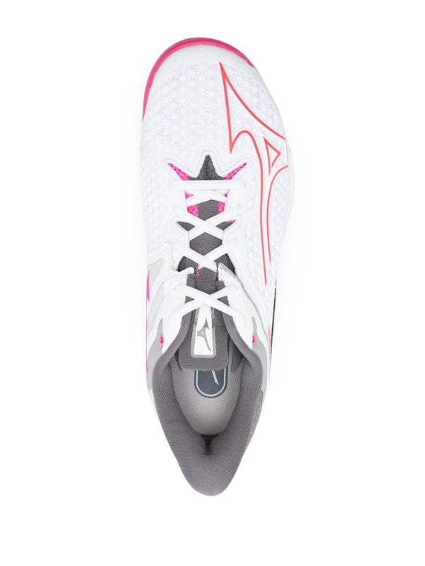 Mizuno White Low Top Sneakers