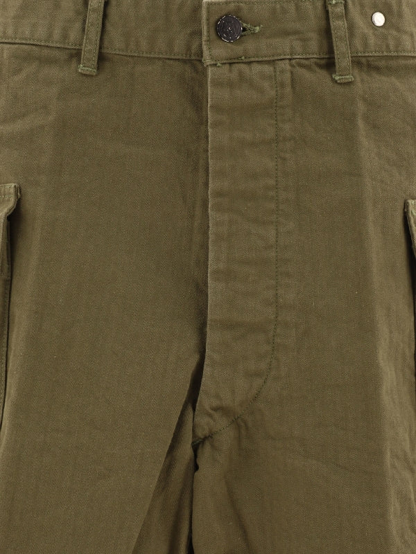 Cotton Cargo Bermuda Shorts